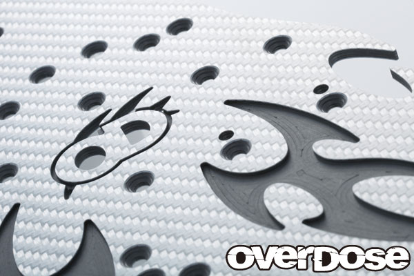 カーボンシャーシコンバージョンキットFor ドリパケ/レッド [(有)ウエルド]