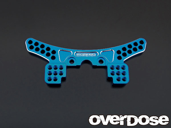ラジドリ overdose  ショックタワー アルミフロントショックタワーFor ドリパケ/ブルー [(有)ウエルド]