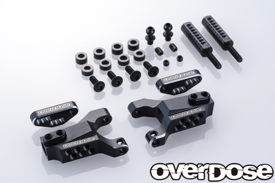 未開封品》OVERDOSE\nアジャスタブルアルミフロントサスアームOVE