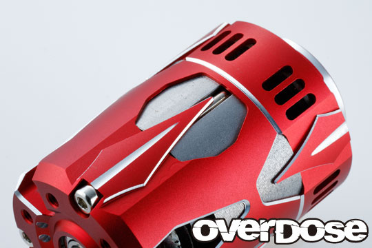 OverDose ブラシレスモーター 10.5T FTS3 Red Ver.3-